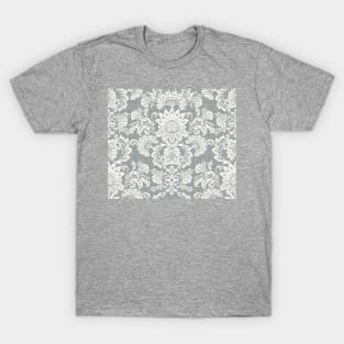 Grey Damask T-Shirt
